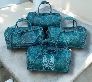 Emerald Rustic Leather