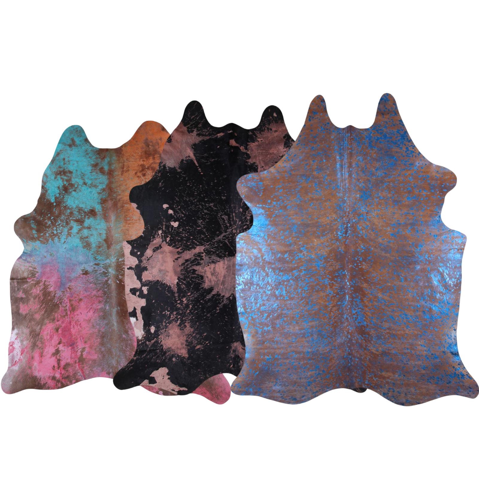Acid Wash Cowhides – Western Linens