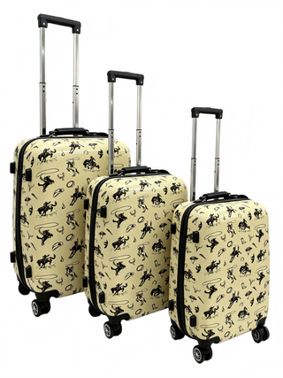 Rodeo luggage rolling suitcase