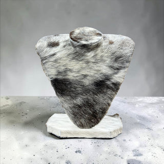 All cowhide necklace display (a26)