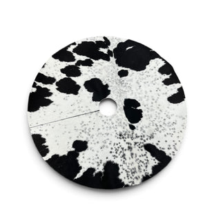 3.6x3.6ft all cowhide treeskirt