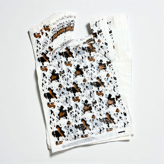 50pcs Cowprint shopping bag