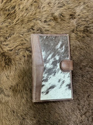 Brown Cowhide Bifold wallet