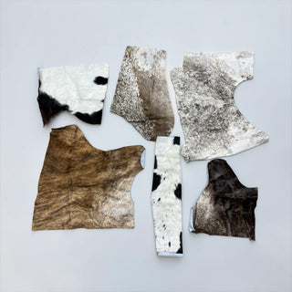 Genuine cowhide scrap