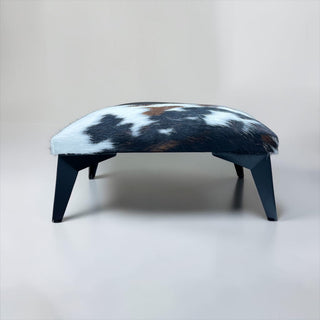 Exact cowhide ottoman