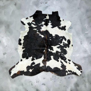 6.9x6.4ft Brazilian cowhide rug (c17)