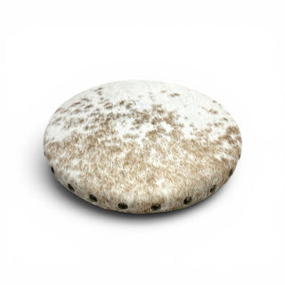 All cowhide lazy Susan