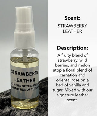 Strawberry leather scent
