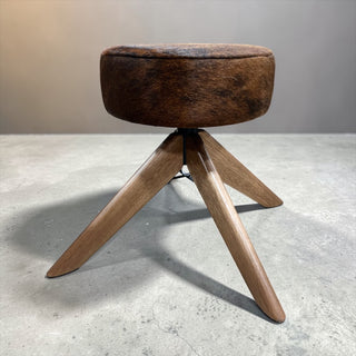Small Brindle cowhide stool