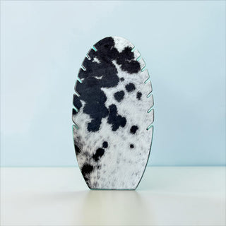 Turquoise all cowhide necklace display (m09)