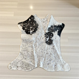 2-3’ silver acid wash calf hide