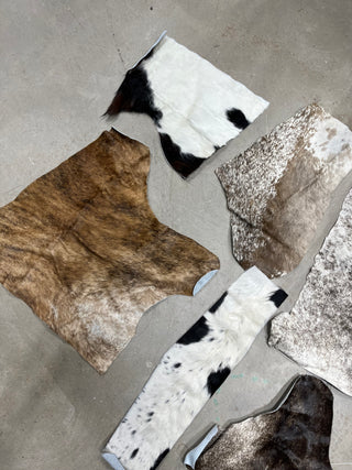 Genuine cowhide scrap