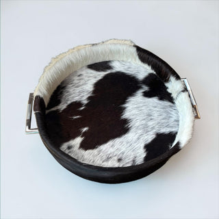 All cowhide tray