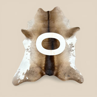 Initial calf hide 3-4’