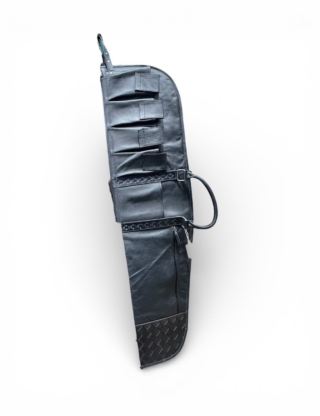 Black leather rifle case – Western Linens