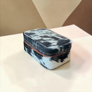All cowhide jewelry box