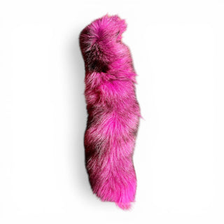 Pink fox tail