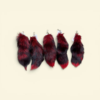Red 2-tone fox tail