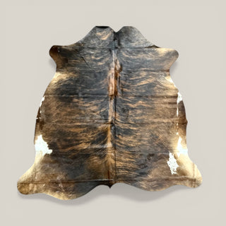 6-7’ Brazilian cowhide rug (j34)