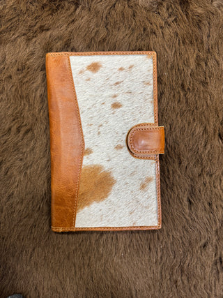 Tan Cowhide Bifold wallet