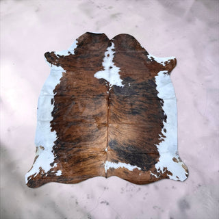 5.8x5.7ft Brazilian cowhide rug (b04)