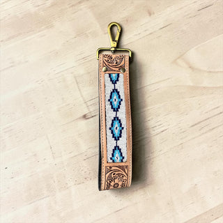 Rodeo sunset wristlet strap