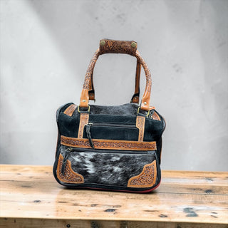 Black BootStitch duffle bag