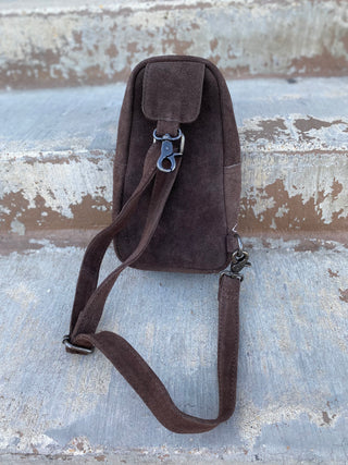 BootStitch Suede Leather Fanny Bag/Sling Bag