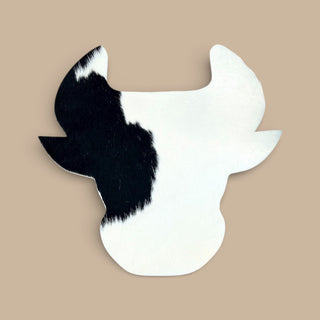 Bull all cowhide placemat