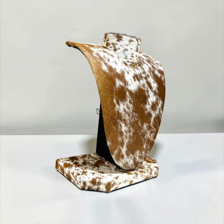 All cowhide necklace display (a9)