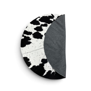 3.6x3.6ft all cowhide treeskirt