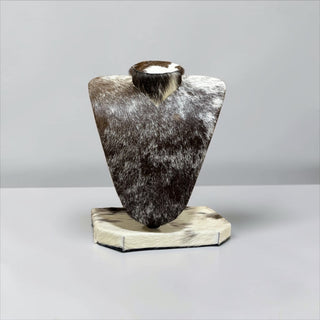 Small all cowhide necklace display (a19)