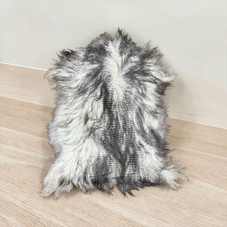 Dyed color longhair goat lambskin