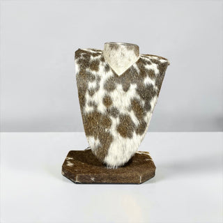 All cowhide necklace display (s6)