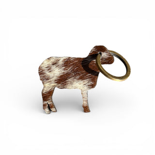 Sheep cowhide keychain