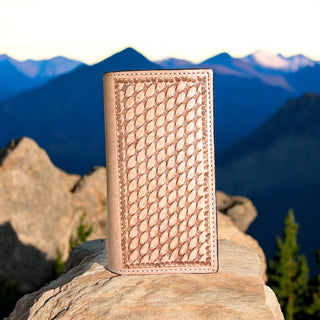 Oregon tooled leather & cowhide men’s wallets