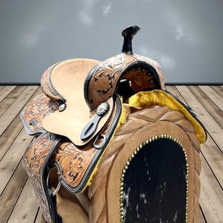 Genuine leather saddle