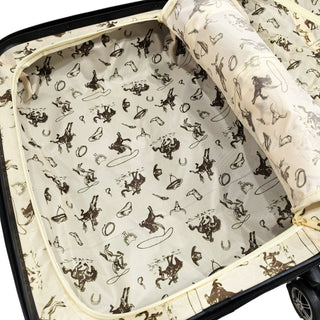 Rodeo luggage rolling suitcase