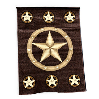 5x7’ western rug (skinz.78 chocolate)