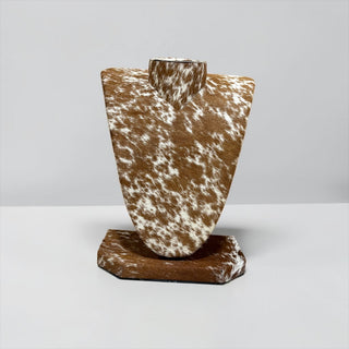 All cowhide necklace display (a12)