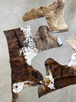 Genuine cowhide scrap