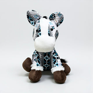 Large farm pal - blue Aztec horse