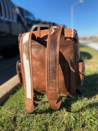 Aztec Cowhide & Tooled Leather