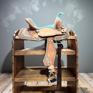 13” Genuine leather saddle