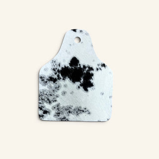 Small cowhide cow tag