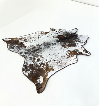 7x6.3ft premium cowhide area rug (e02)