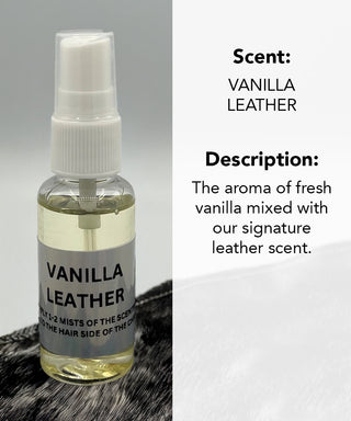 Vanilla leather scent