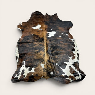 H6.4 x 6w ft Brazilian cowhide rug ($09)