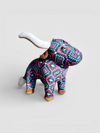 Medium farm pal - purple Aztec highland