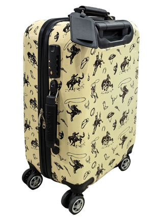 Rodeo luggage rolling suitcase